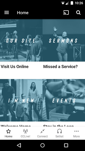 Android application Christ Central Connect screenshort
