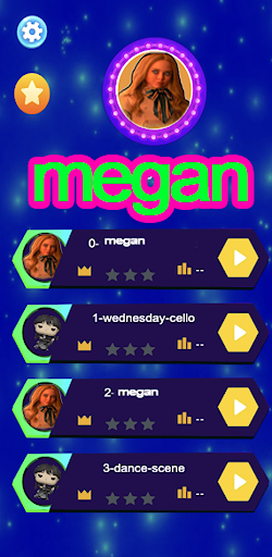 Android application Megan & Wednesday Dance battle screenshort