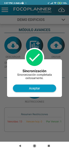 Foco Avance Screen 2