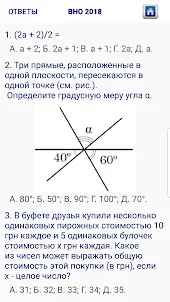 Математика ВНО