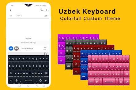 Uzbek English Keyboard App  screenshots 1