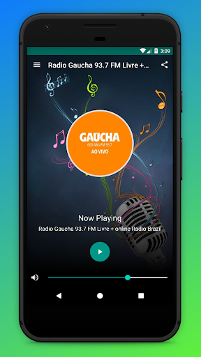 Android application Radio Gaucha FM 93.7 Ao Vivo screenshort