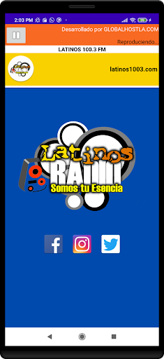 LATINOS 100.3 FM Screen 2