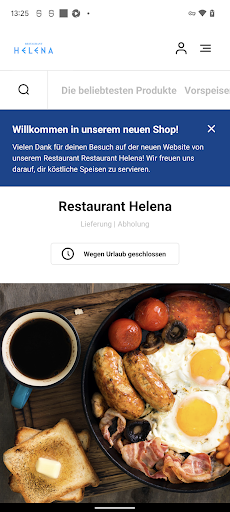 Android application Restaurant Helena screenshort