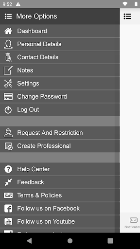 Android application Entire OnHire: Professional screenshort