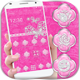 Pink Launcher Butterfly Theme icon