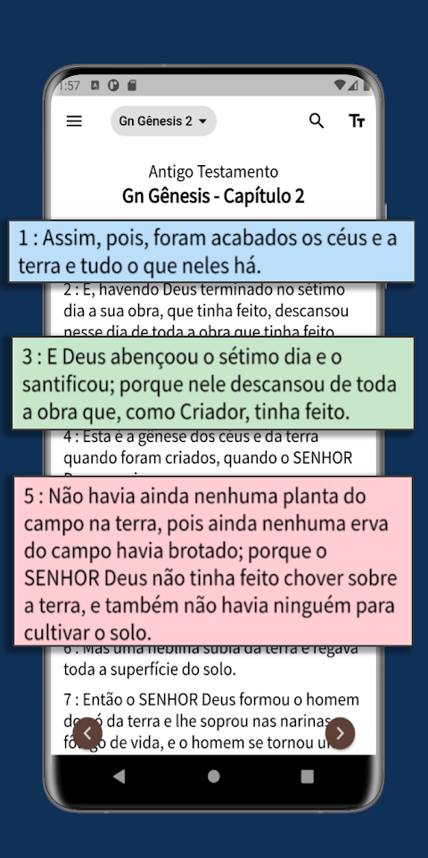 Bíblia Sagrada Almeida NAAのおすすめ画像4