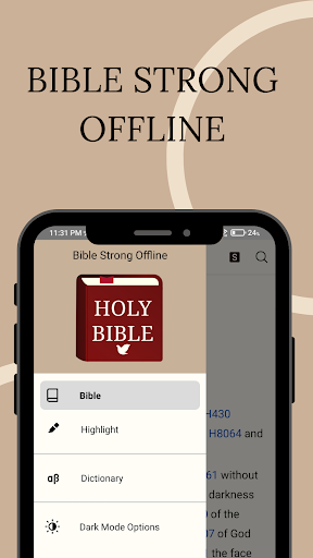 Android application Bible Strong Offline KJV+ screenshort