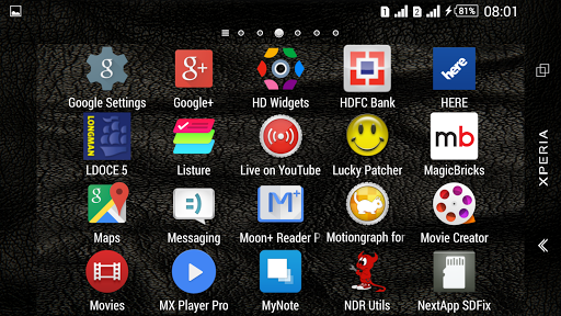 Leather Xperien KitKat Theme