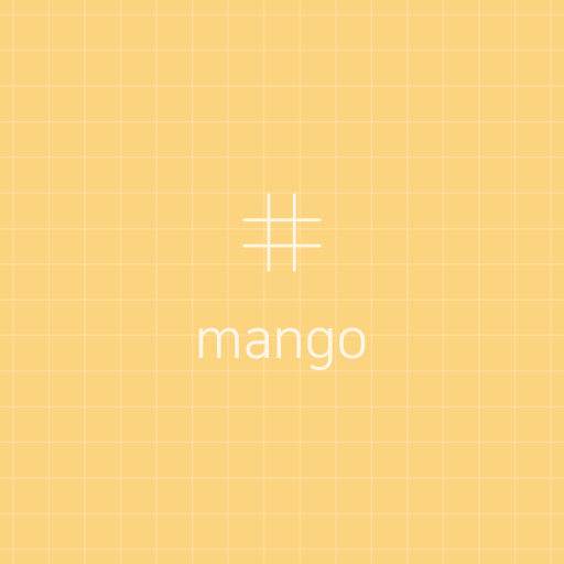 simple grid - mango (카톡테마) logo