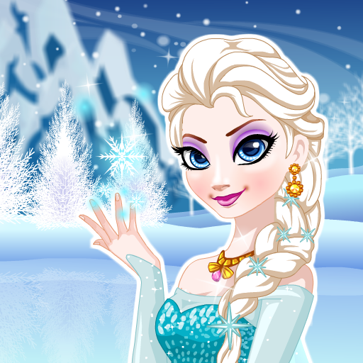 FROZEN ICE QUEEN JOGO DE MAQUIAGEM E SALÃO DE BELEZA DA FROZEN ELSA 