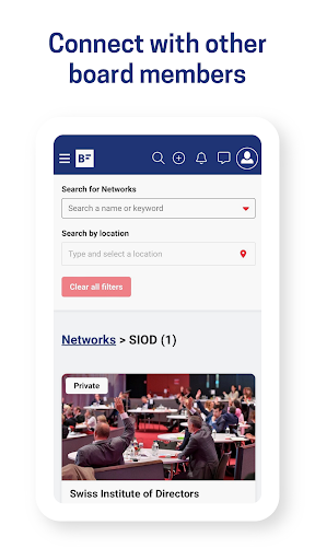 Android application Board Network screenshort