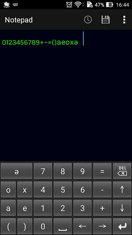 Subscript numeric keypad - 3.0 - (Android)