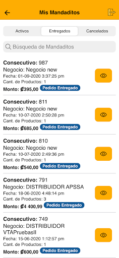 Mandaditos Comercio Screen 2