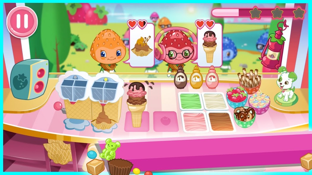 Strawberry Shortcake Ice Cream banner