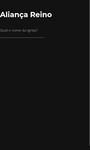 Android application Alianca Reino screenshort