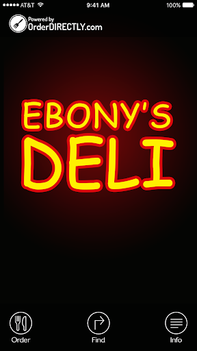 Android application Ebony's Deli, Chester screenshort
