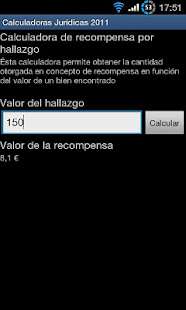 Calculadoras Jurídicas 2011(圖2)-速報App