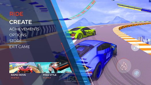 Crazy GT Car Stunts Mega Ramps 1.7 APK + Mod (Unlimited money) إلى عن على ذكري المظهر