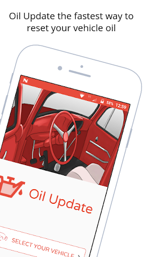 Android application Oil Update screenshort