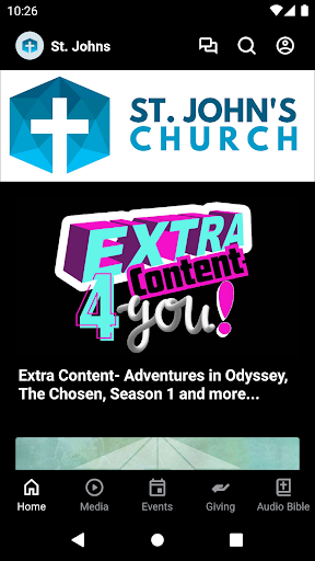 Android application St. John's Church screenshort