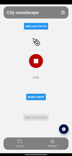Android application Field Recording Annotator screenshort
