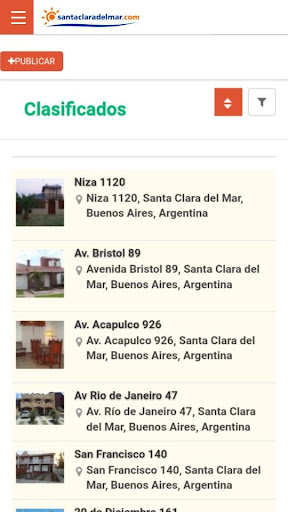 Santa Clara del Mar App