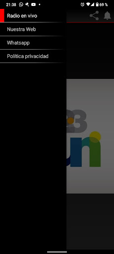Android application La Muni 92.3 MHz screenshort