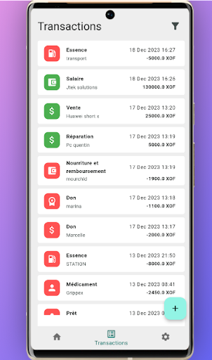 SpendWise: Expense Management Screen 3