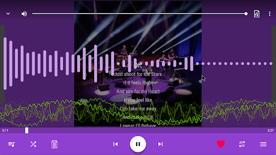 WinVibe Music Player Schermata