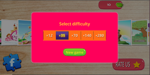 Princess Jigsaw Brain puzzle Game for Girls