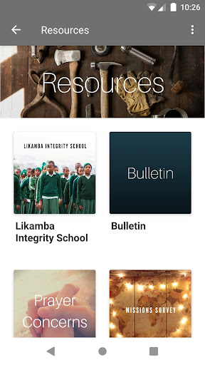 The River of Life Church App Screen 2