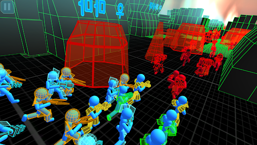 Screenshot 10 Stickman Simulador: Neon Tank android