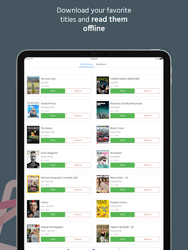 Screenshot of BibliMags