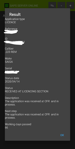 SAPS FIREARM CHECKER