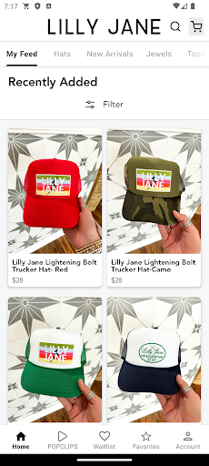 Android application Shop Lilly Jane screenshort