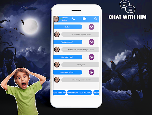 Android application fake video call from momo screenshort