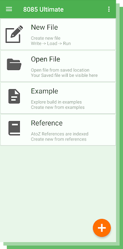 Android application 8085 Simulator Ultimate screenshort