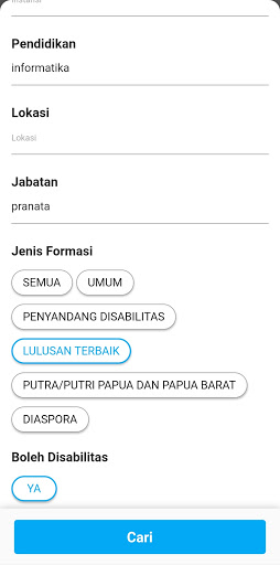 SSCASN Cek Formasi CPNS PPPK
