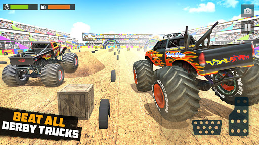 Real Monster Truck Derby Games v1.18 Mod Android