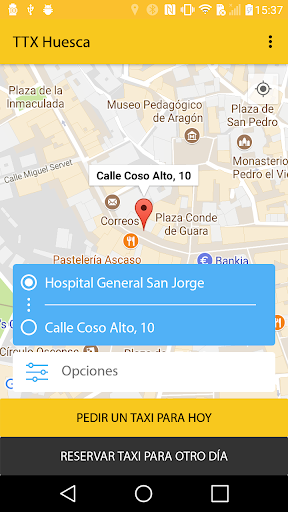 TTX Taxi Huesca Screen 3