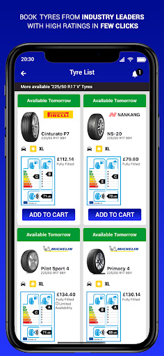 Walbottle Tyre Services Screen 3