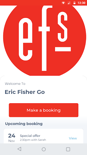 Android application Eric Fisher Go screenshort