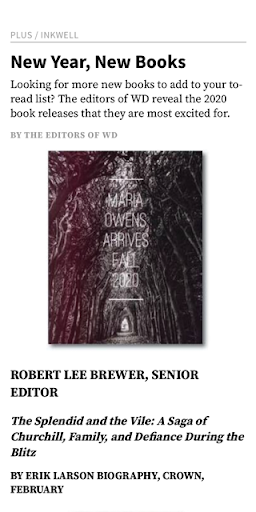 Writers Digest Magazine Screen 2