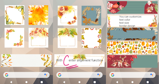 Sticky Memo Notepad Autumn Screen 3