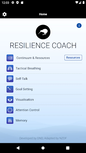 Android application ResCo screenshort