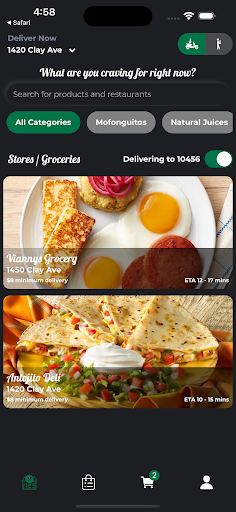 Android application Your Deli screenshort