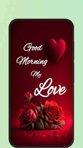 Android application good morning love images screenshort