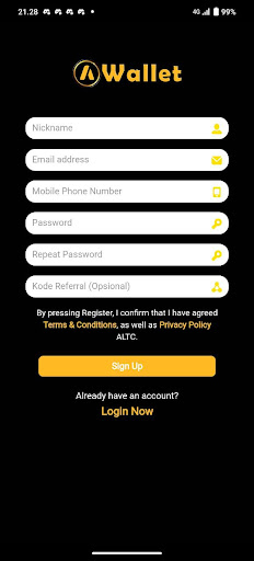 ALTC WALLET Screen 2
