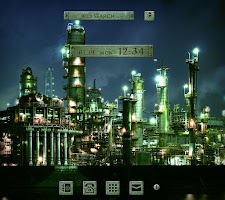 screenshot of Cool wallpaper-Night Factory-